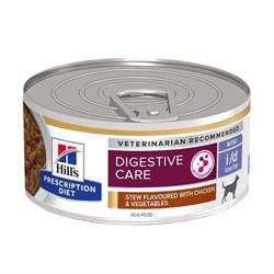 Hill´s Prescription Diet™ i/d™ Low Fat Mini Canine Stew flavoured with Chicken & Vegetables 24 dåse med 156 g